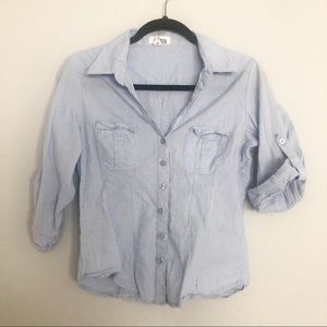 Ali & Kris Chambray Button Down